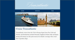 Desktop Screenshot of cruisetransatlantic.com