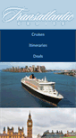 Mobile Screenshot of cruisetransatlantic.com